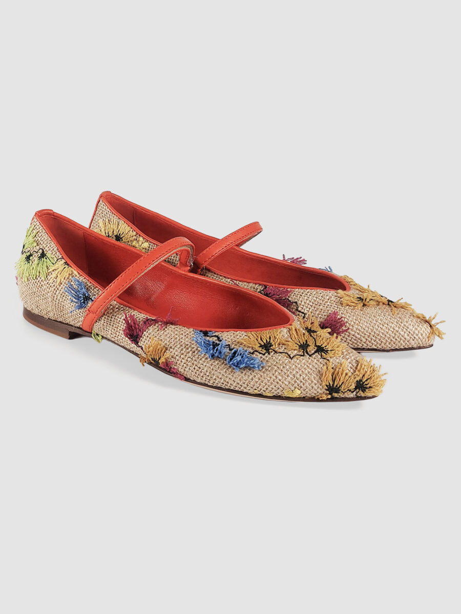 Ballerina tessuto fiori - immagine 2