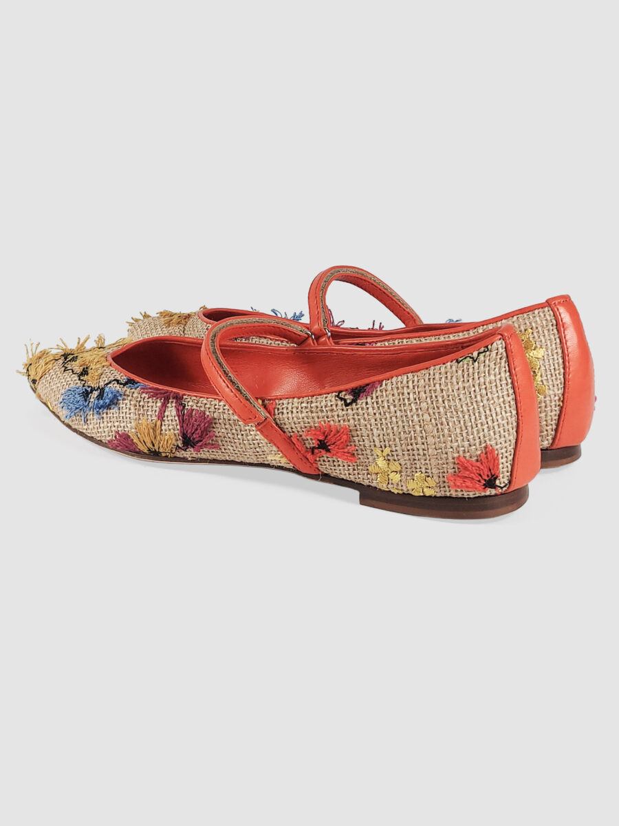 Ballerina tessuto fiori - immagine 3
