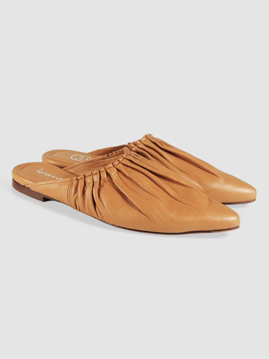 Sabot nappa ocra - immagine 2