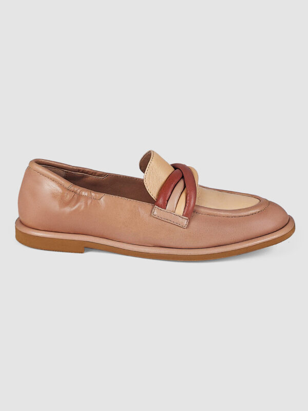 Mocassino Zoya nappa sand