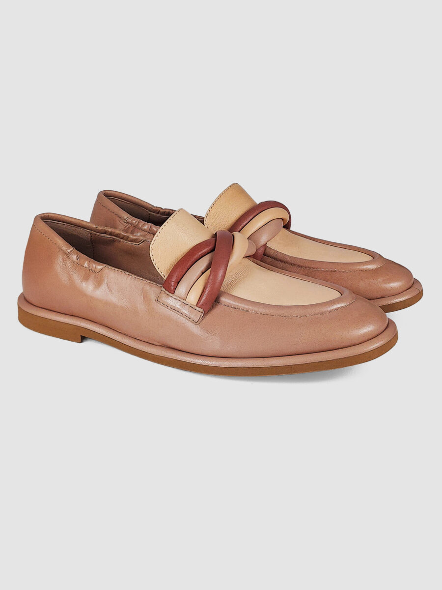 Mocassino Zoya nappa sand - immagine 2