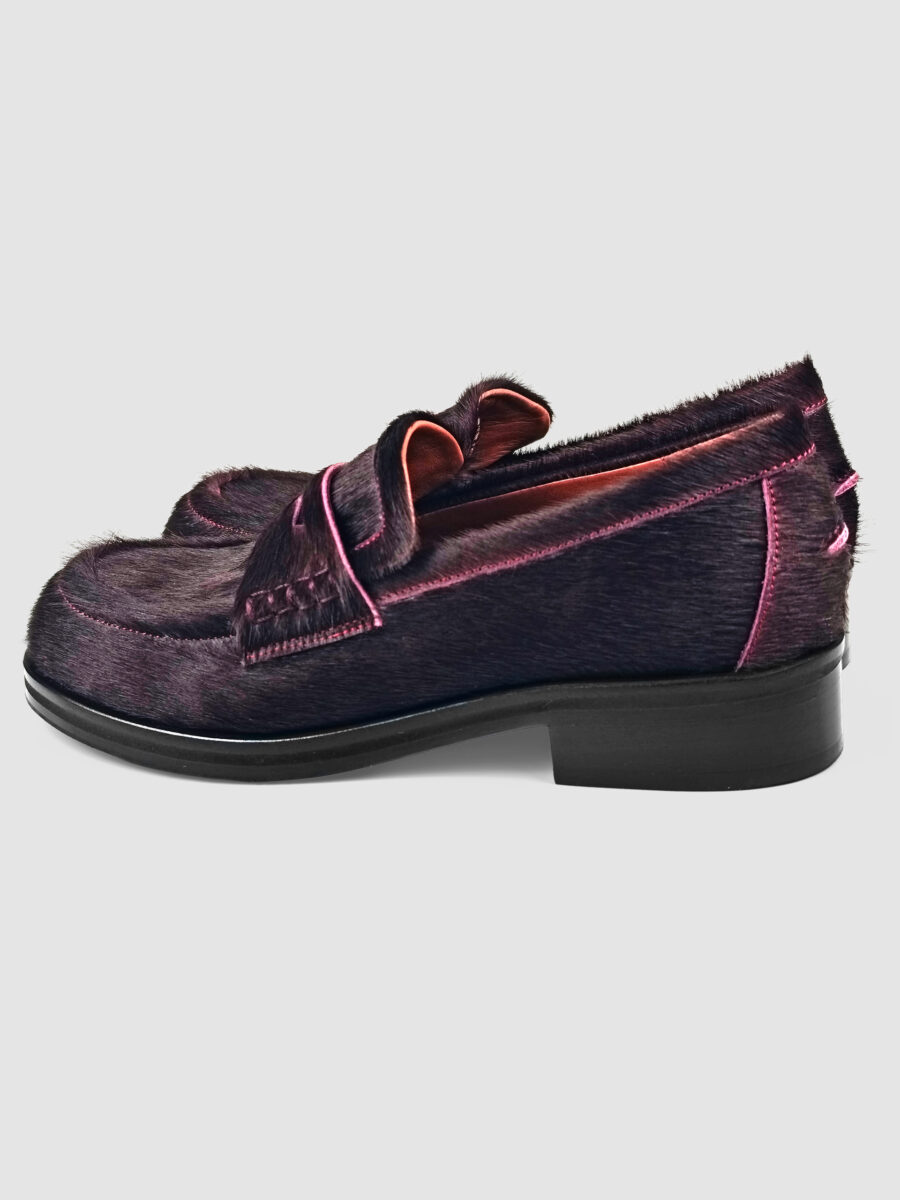 Mocassino cavallino bordeaux - immagine 3