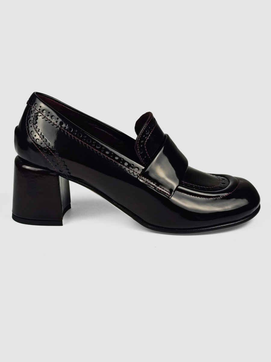Mocassino T50 abrasivato bordeaux