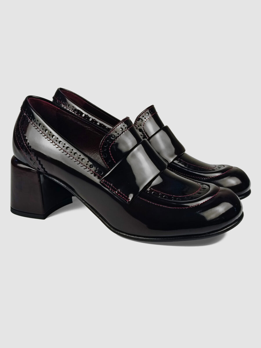 Mocassino T50 abrasivato bordeaux - immagine 2