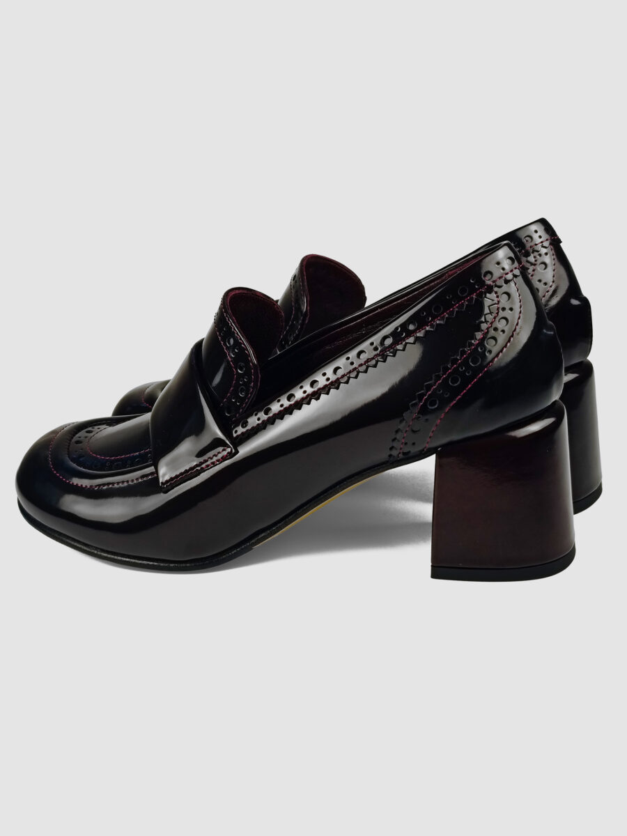 Mocassino T50 abrasivato bordeaux - immagine 3