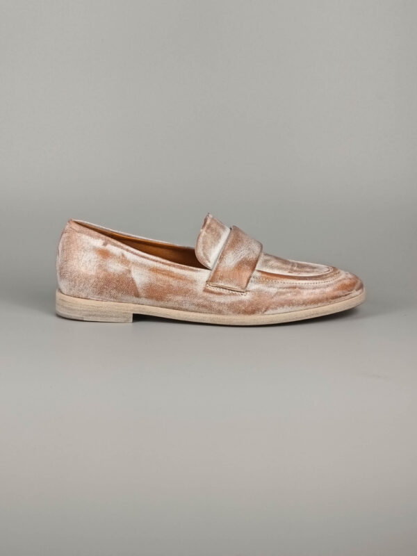 Mocassino nappa glove asport cuoio