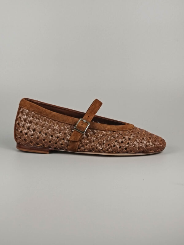 Ballerina camoscio niger